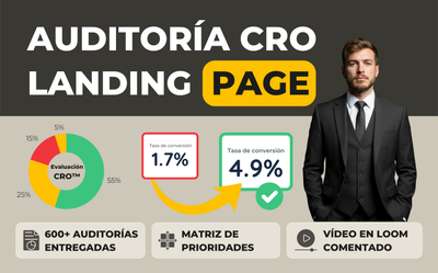 Auditoría CRO – Landing Page