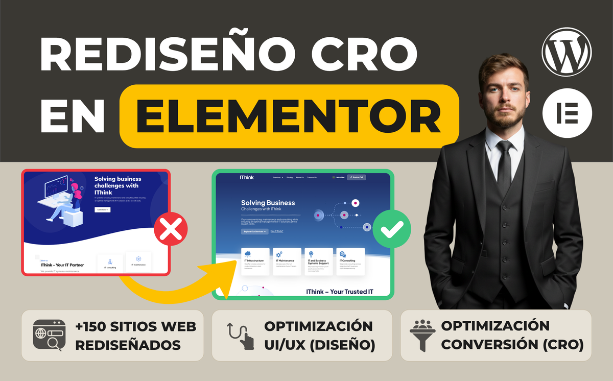 - Redesign Elementor