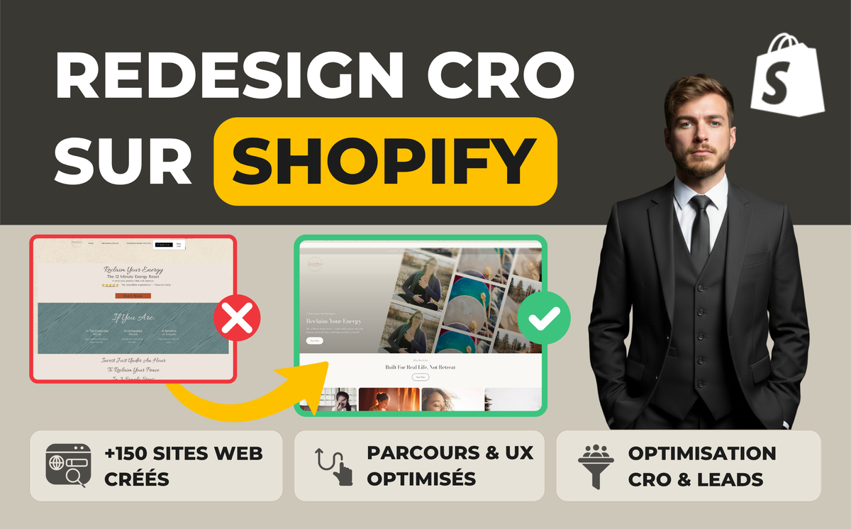 - Redesign Shopify